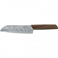 Кухонный нож Victorinox SANTOKU Limited, сталь дамаск, 17 см, рукоять орех, подарочная упаковка купить в Архангельске