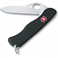 Нож перочинный Victorinox Sentinel One Hand, сталь X50CrMoV15, рукоять нейлон, черный купить в Архангельске