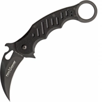 Складной нож Fox Karambit, сталь N690, рукоять стеклотекстолит G-10, чёрный купить в Архангельске