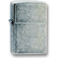 Зажигалка ZIPPO Antique Silver Plate, латунь с покрытием ™Plate, серебристый, матовая, 36х12×56 мм купить в Архангельске