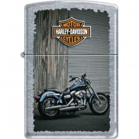 Зажигалка ZIPPO Harley-Davidson® Байк, с покрытием Street Chrome™, латунь/сталь, серебристая, 36x12x56 мм купить в Архангельске