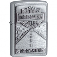 Зажигалка ZIPPO Harley-Davidson® Легенда, с покрытием Street Chrome™ купить в Архангельске