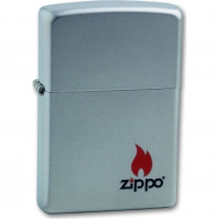 Зажигалка ZIPPO Satin Chrome, латунь с ник.-хром. покрыт., серебр., матовая, 36х56х12 мм купить в Архангельске