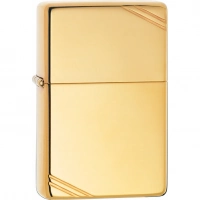 Зажигалка ZIPPO Vintage™ с покрытием High Polish Brass купить в Архангельске